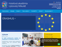 Tablet Screenshot of halm.edupage.sk